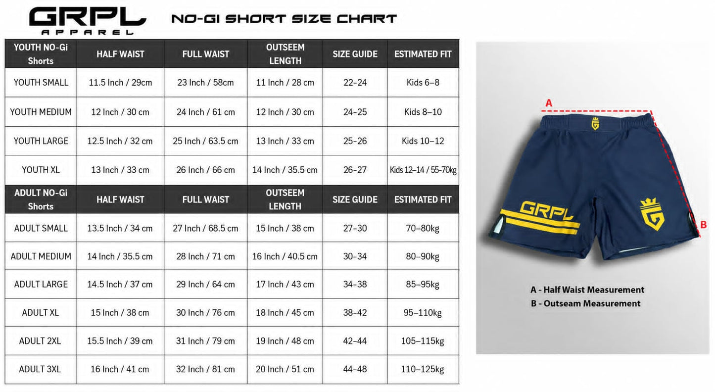 Aussie Leg Locker — No-Gi Shorts (Presale)