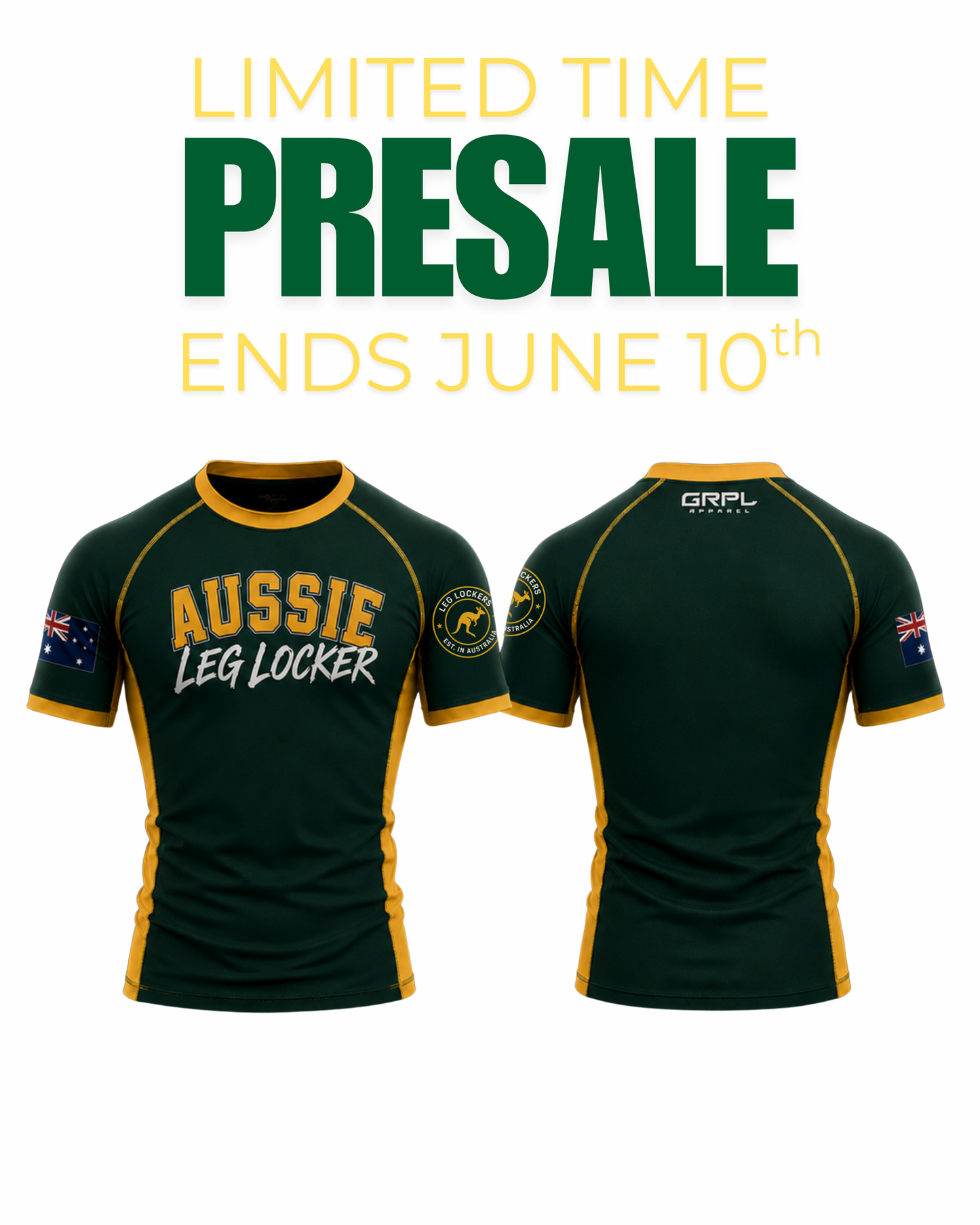 Aussie Leg Locker — Rash Guard (Presale)
