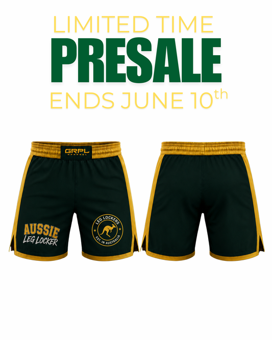 Aussie Leg Locker — No-Gi Shorts (Presale)