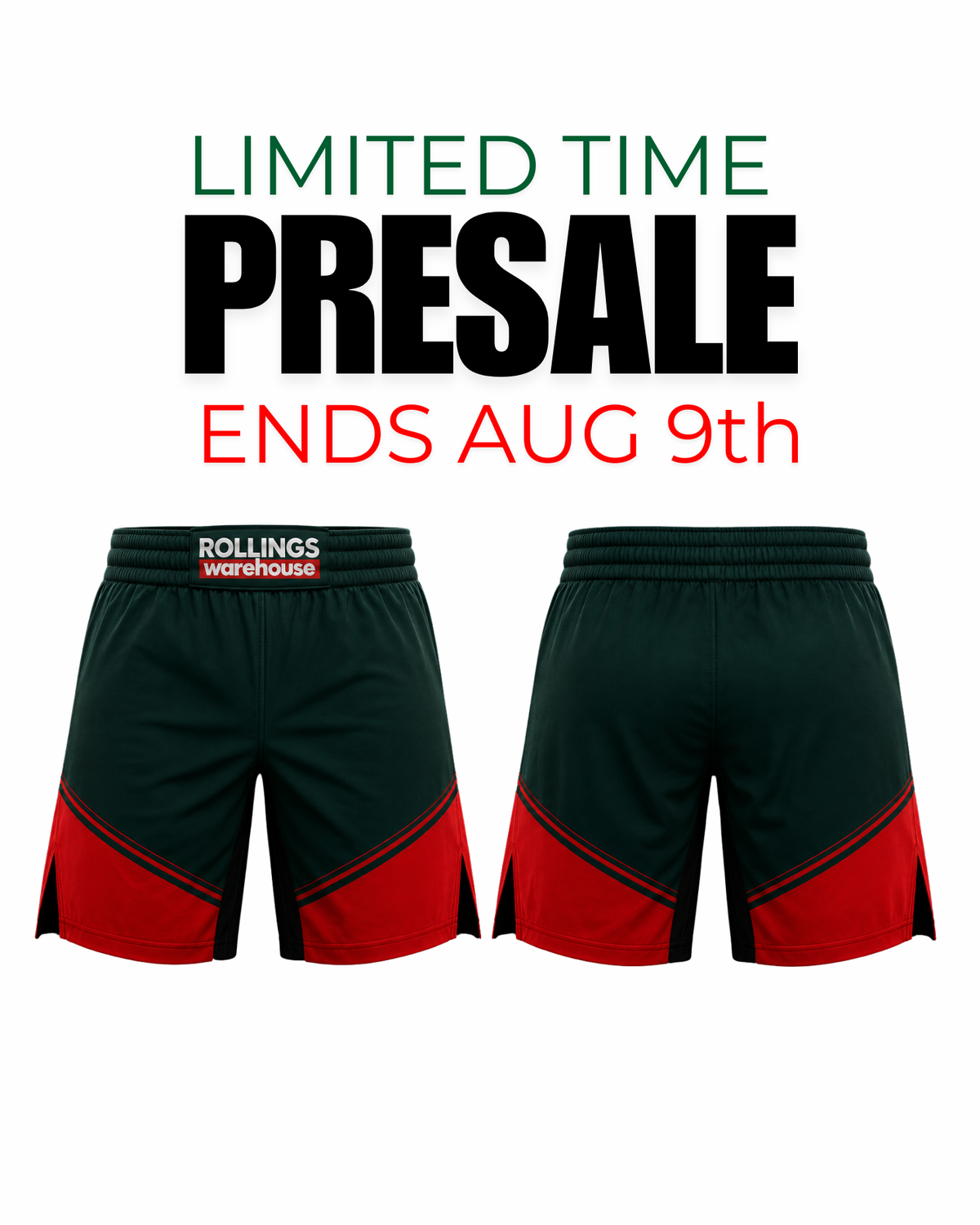 Rolling Warehouse - No Gi Shorts (Presale)